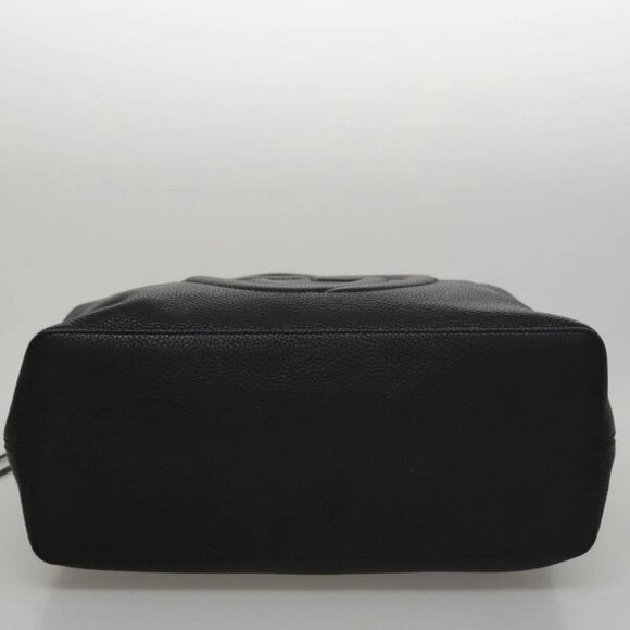 GUCCI Soho Hand Bag Leather Outlet 2way Black 308362 Auth mr900V - Picture 9 of 15